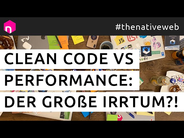 Clean Code vs Performance: Der große Irrtum?! // deutsch