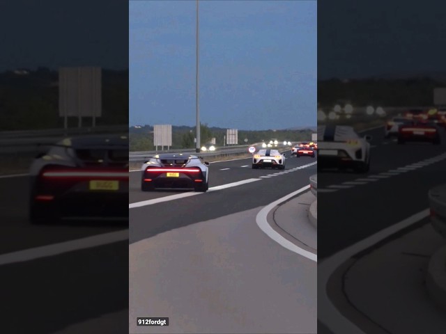 Hypercars Accelerating FAST on Highway 🛣  918, Chiron, 812 Competizione, LFA, Huayra,...🙌