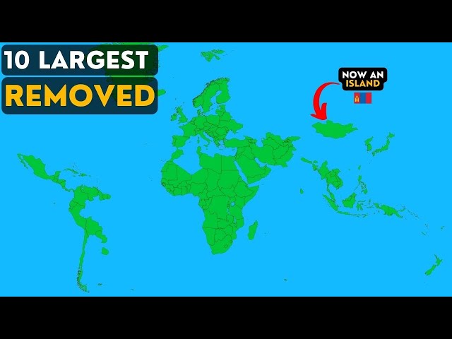 What If You Removed The 10 Largest Countries?