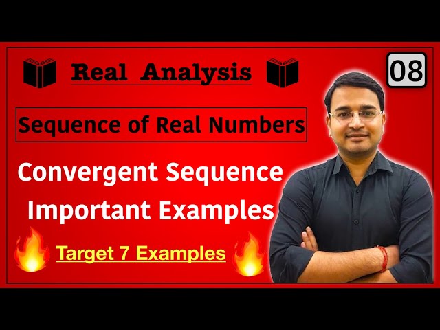 Convergent Sequence Examples | Convergent Sequence | Sequence of real numbers: 08