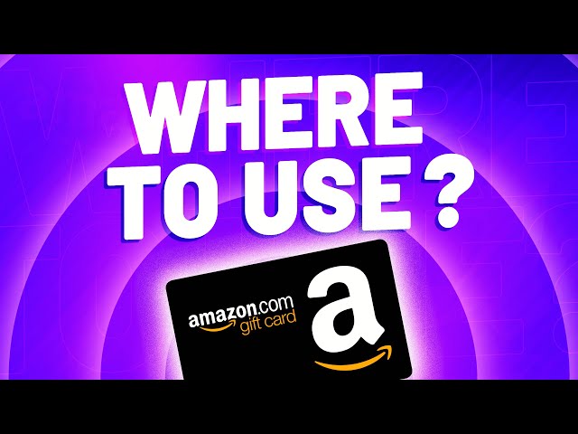 Where to Use Amazon Gift Card Besides Amazon