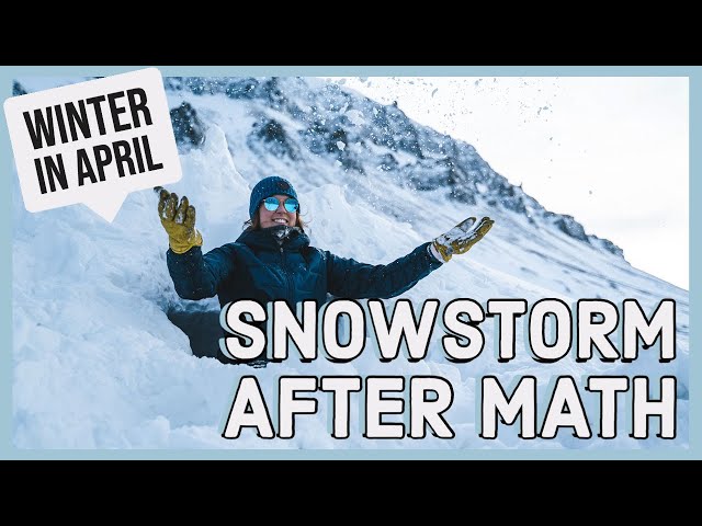 Winter in April & Life near the North Pole | Snow storm aftermath on Svalbard