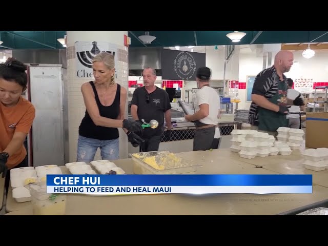 Chefs pitch in to serve thousands of meals for those impacted by Lahaina fire