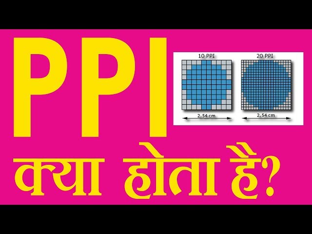 What is PPI? PPI क्या होता है? Pixel per inch