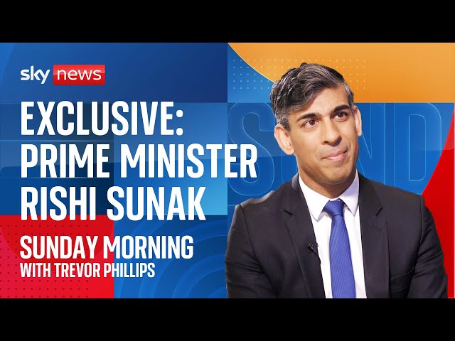 Rishi Sunak questioned on general election, defence spending and Rwanda scheme by Trevor Phillips
