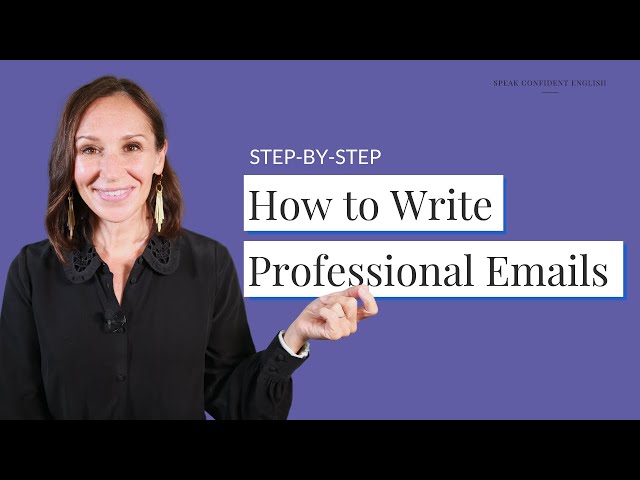 Write Professional Emails in English | Step-by-Step