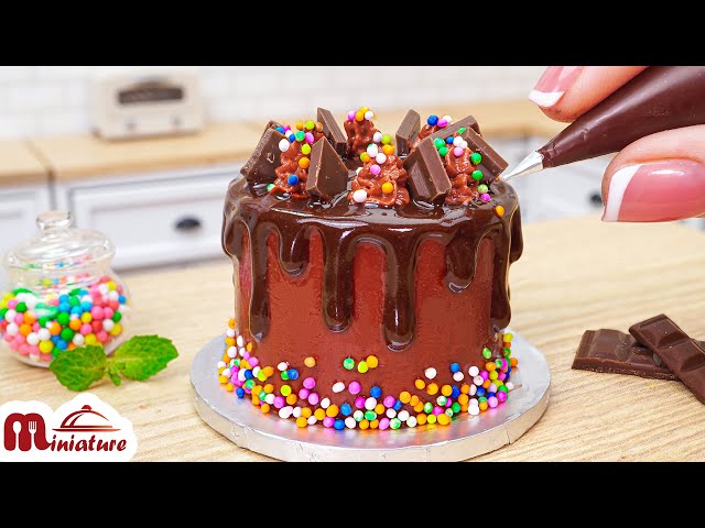Sweet Amazing Chocolate Cake Decorating | ASMR Cooking Mini Food