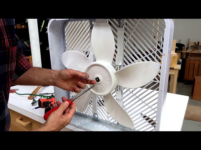 Balancing a fan that shakes too much
