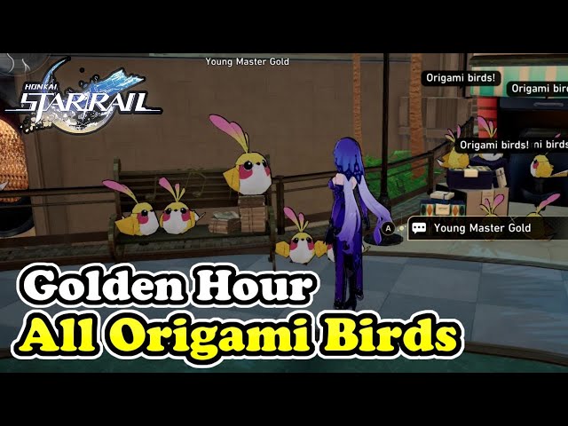 Honkai Star Rail Golden Hour All Origami Bird Locations (Origami Bird)