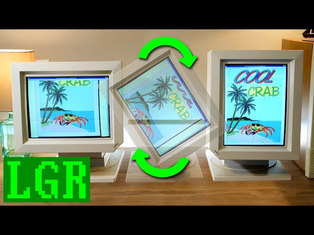 Radius Pivot: The Rotating CRT Monitor from 1991 [LGR Oddware]