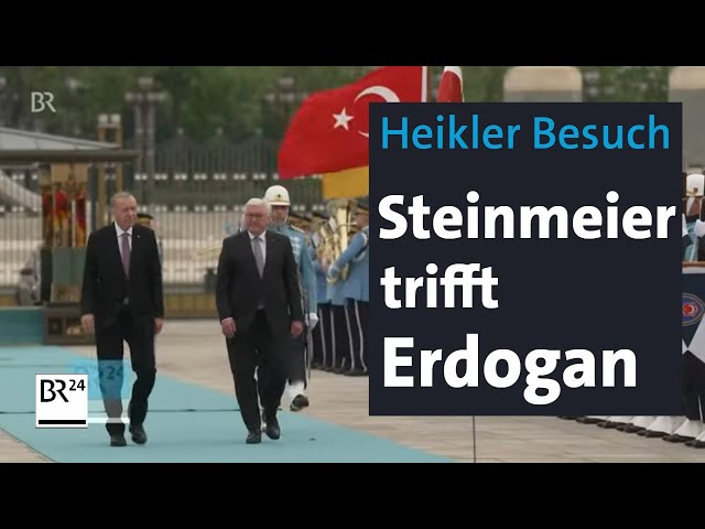 Bundespräsident Steinmeier trifft Präsident Erdogan in der Türkei | BR24