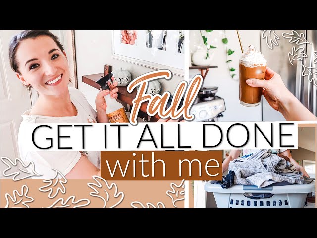 *new* FALL COFFEE, EXTREME DECLUTTER, CLEAN + COOK WITH ME 🍂 Get It All Done W/ME 2020 | MOTIVATION