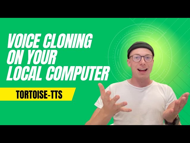Run Tortoise-TTS On Your Local Computer 🔊 | Tutorial | Voice Cloning