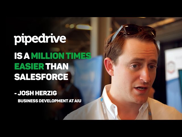 Pipedrive Vs Salesforce | Pipedrive is Easier than Salesforce - Josh Herzig