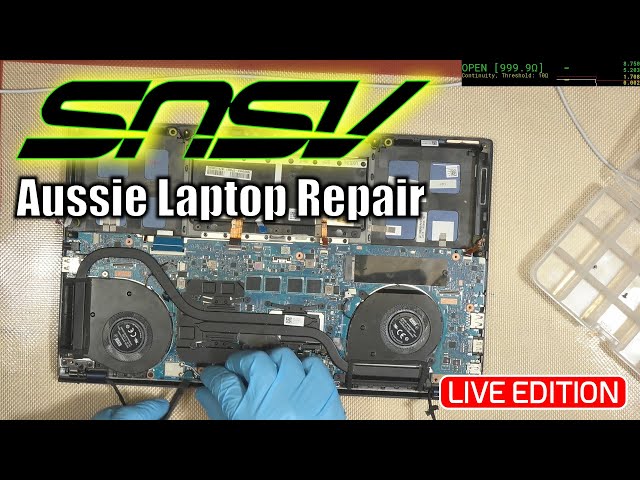 Repairing a broken SNSV Laptop, won't run from battery, has had a MOSFET already changed