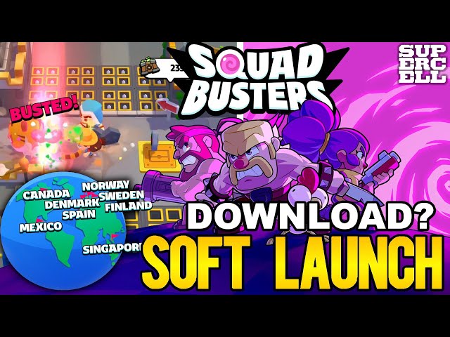 ❔HOW TO PLAY THE SQUAD BUSTERS SOFT LAUNCH? NEW SUPERCELL GAME