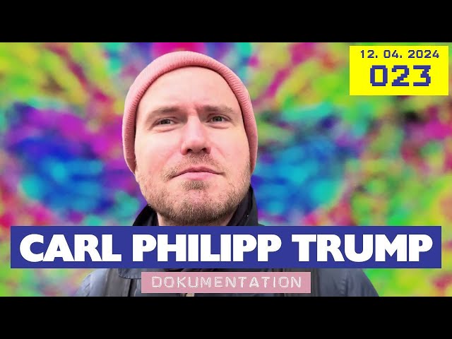 12.04.2024 Berlin 023 Donald Trumps obdachloser Cousin Carl Philipp stinkt: ein Monat nicht geduscht