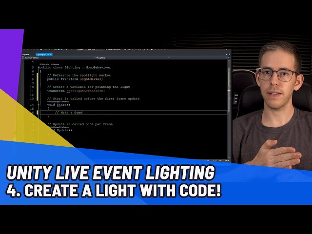 Create A Light With Code In Unity!