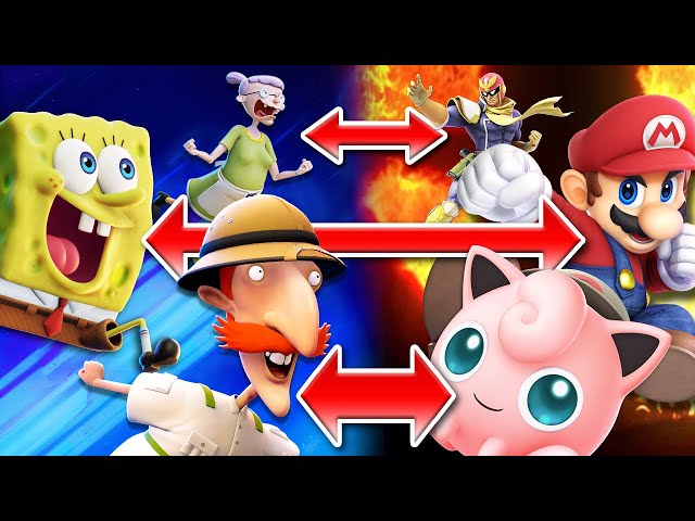 Every Smash Bros. Counterpart in Nickelodeon All-Star Brawl 2's Roster