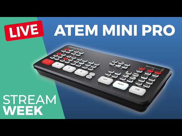 🔴 ATEM Mini Pro Complete LIVE DEMO // STREAM WEEK