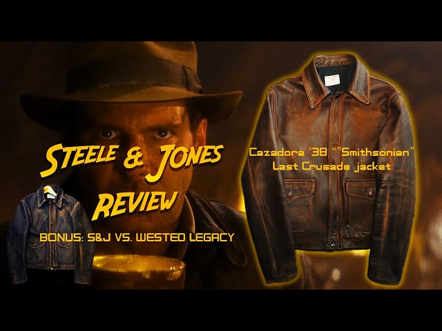 Indiana Jones Last Crusade jacket review. Steele & Jones Cazadora '38 vs. Wested Legacy