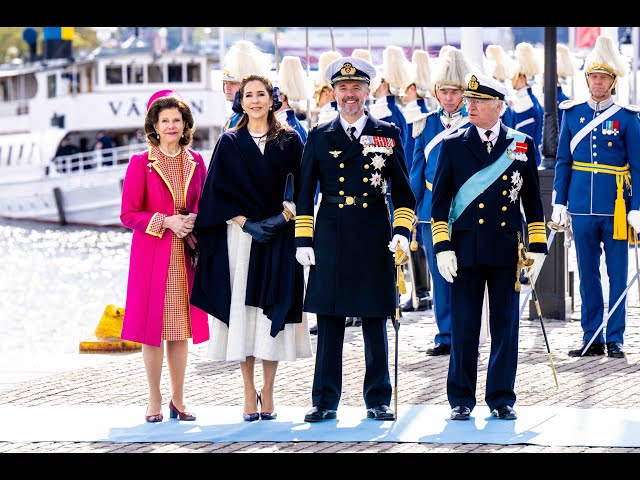 Danish Royals on first state visit to Sweden - Day 1