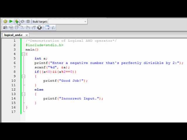 C Programming Tutorial - 21: The Logical AND Operator