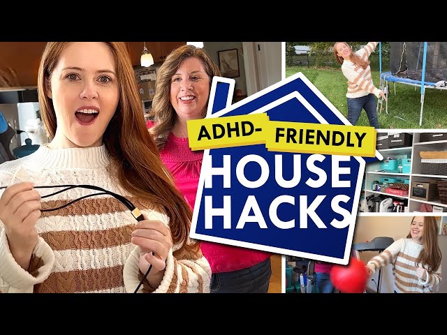 ADHD House Hacks That Are Executive Function Friendly (feat. Caroline Maguire's home!)