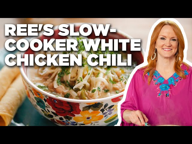 Ree Drummond's Slow-Cooker White Chicken Chili | The Pioneer Woman | Food Network