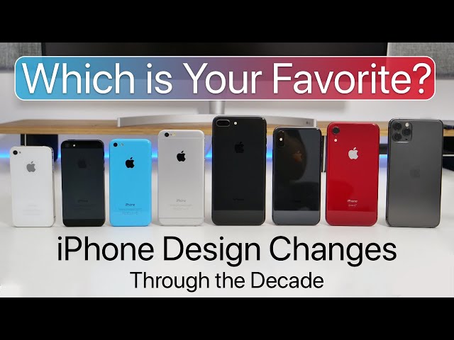 iPhone designs of the past decade (2010-2020) - Which iPhone is best?