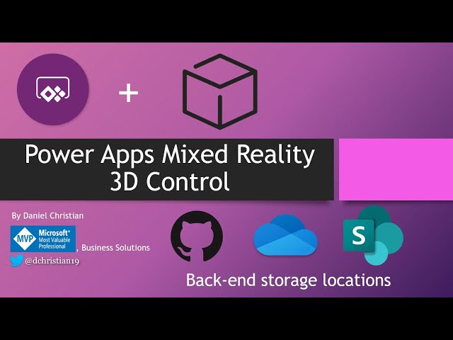 Power Apps Mixed Reality 3D Control