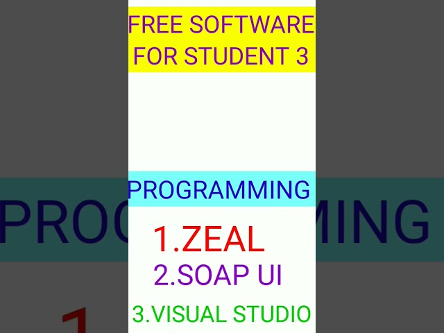 free software for student 3