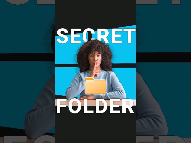 How to create a secret | invisible folder in Windows? #windows