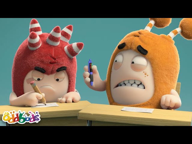 Slick's Studying Gone Silly! | 4 HOURS! | BEST Oddbods Full Episode Marathon | 2024 Funny Cartoons