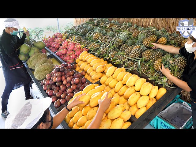 This is fruit heaven! Overwhelming Thai tropical fruit and mango bibimbap