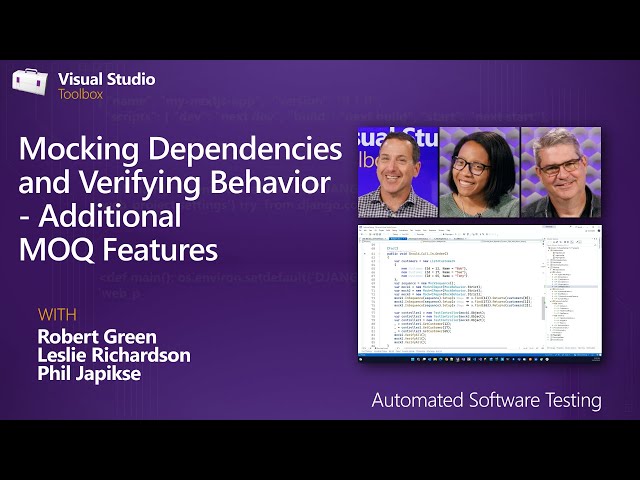 Mocking Dependencies & Verifying Behavior-Additional Moq Features (8/12) Automated Software Testing