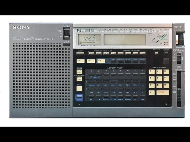 Sony ICF 2001D receiver repair part 1: Initial look and strip down