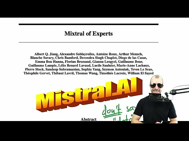 Mixtral of Experts (Paper Explained)