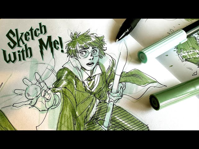 ✦ Harry Potter sketchbook session // TOPIC: The Trap of External Motivation