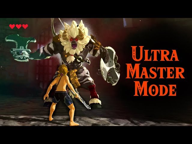 I made an Ultra Master Mode File in Breath of the Wild using glitches.