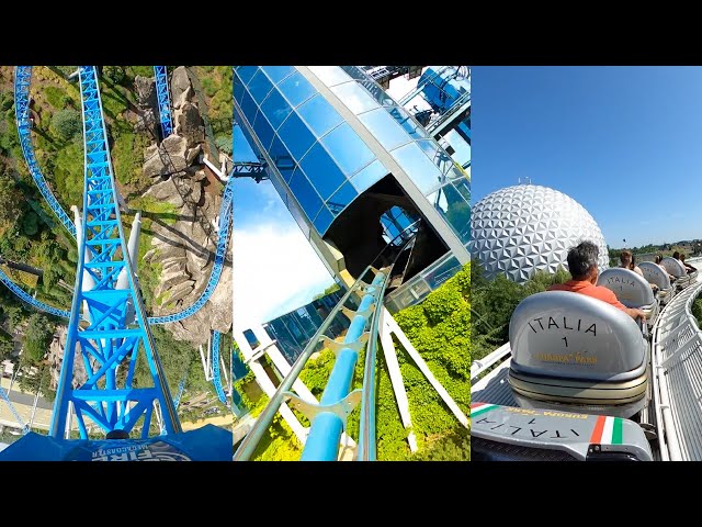Every Roller Coaster at Europa Park! 4K Front Seat and Onride POV!