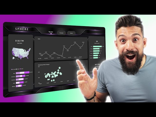 The ultimate HACK for a quick REPORT DESIGN | Create STUNNING Report BACKGROUNDS in Power BI