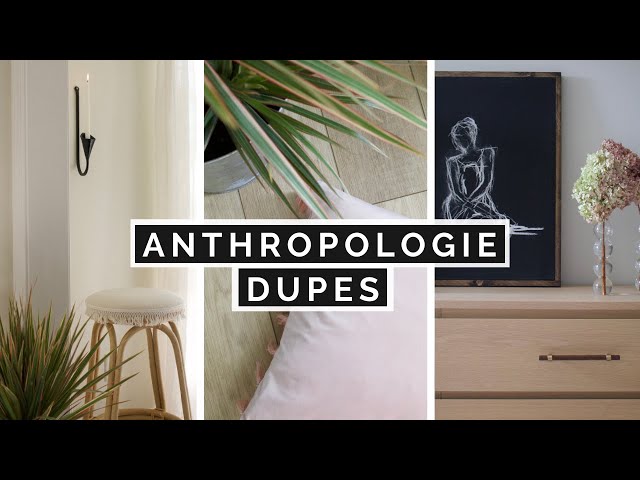 ANTHROPOLOGIE VS THRIFT STORE | DIY HIGH END HOME DECOR DUPES ON A BUDGET!