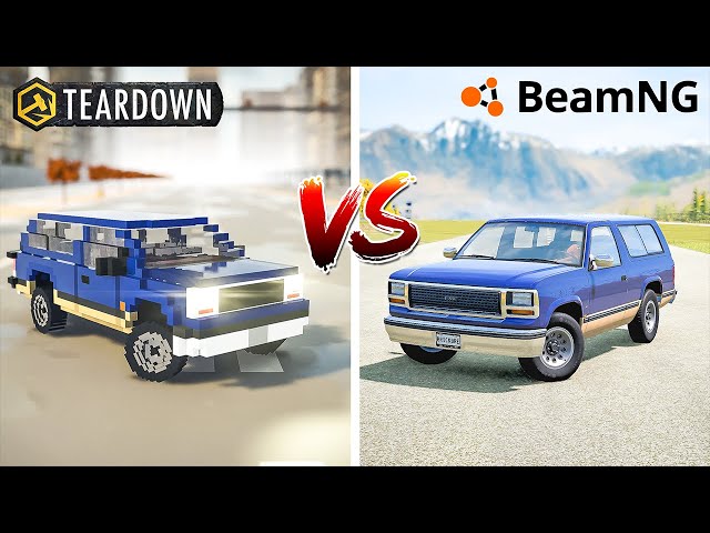 Teardown GAVRIL D-Series D10 vs BeamNG Drive GAVRIL D-Series D10