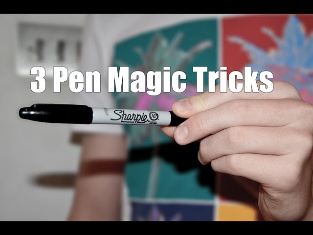 3 Incredible Pen Magic Tricks (Vanish, Production & Shrink) - Tutorial