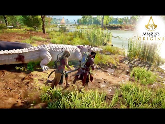 Biggest Crocodile in Assassins Creed Universe!!!