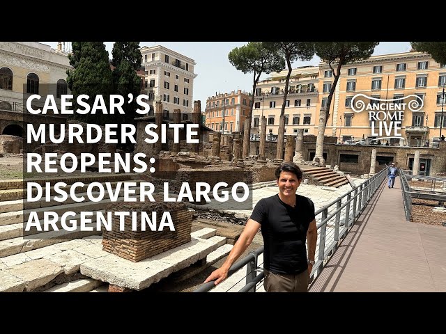 Julius Caesar's assassination site reopens: Largo Argentina 4 Republican Temples!