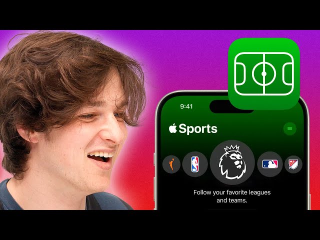New Apple Sports App Just Dropped!