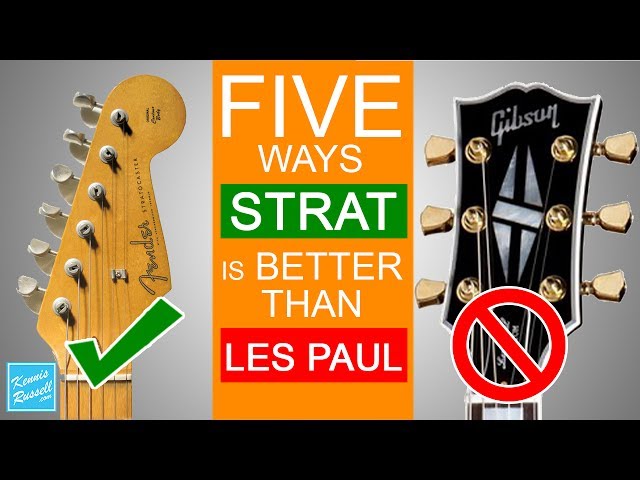 5 Reasons Fender Stratocasters Are Better Than Gibson Les Pauls
