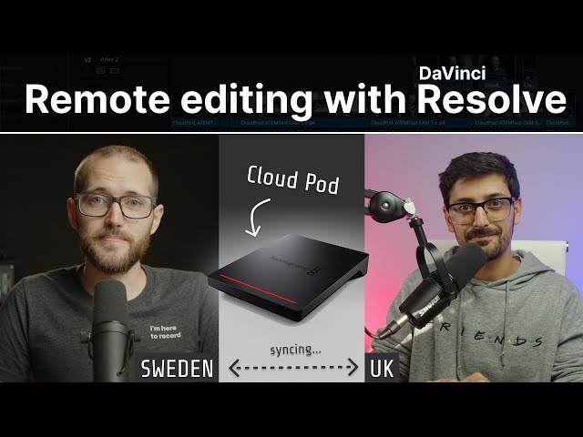 Working with editors from anywhere using Blackmagic Cloud Pod // Show and Tell Ep.103